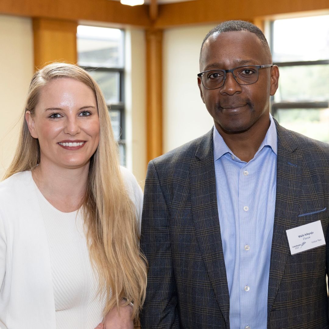 Mr Walé Adepoju and Dr Liberty Foreman